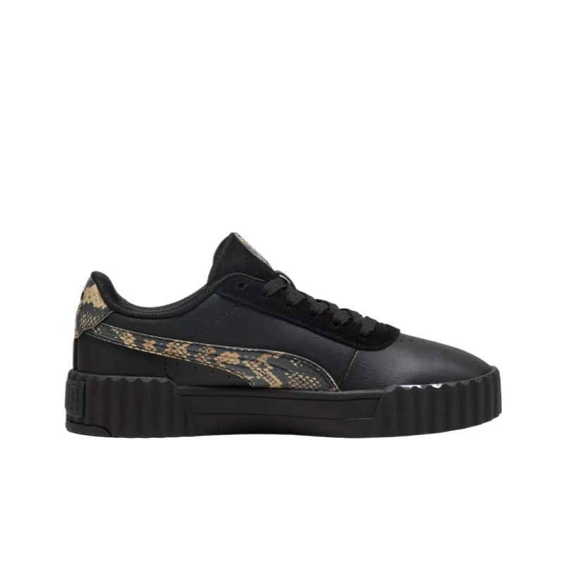 PUMA Carina 3.0 Anti-Slip Wear-Resistant Low-Top Casual Shoes Women's Black-1