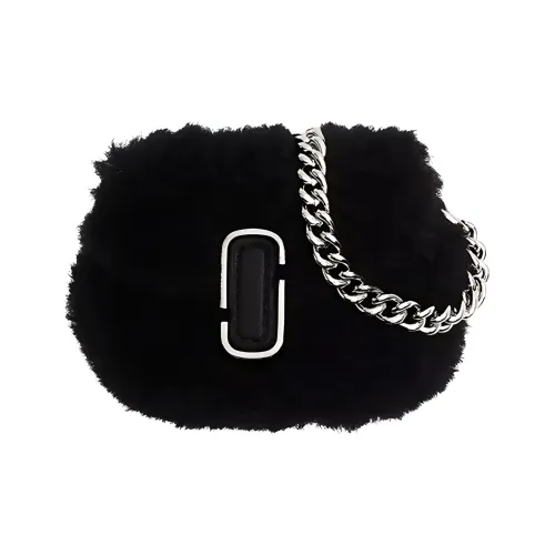 MARC JACOBS Teddy Fleece With Leather Trim Bag Accessory Bag Accessory Women's Black