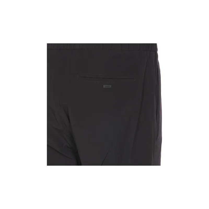 HERNO Straight Leg Drawstring Trousers-3