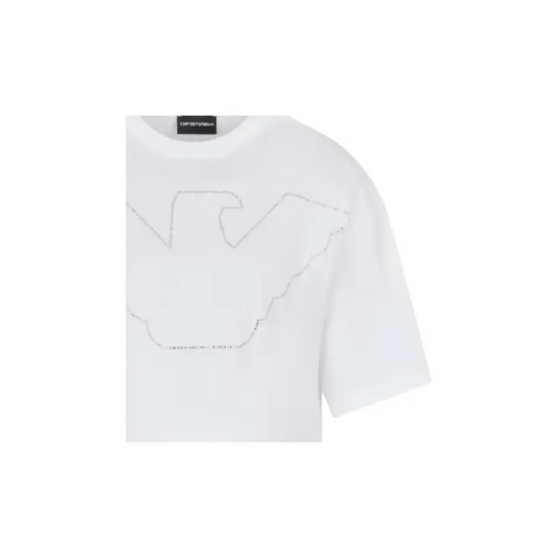 EMPORIO ARMANI Logo embellished T shirt-1