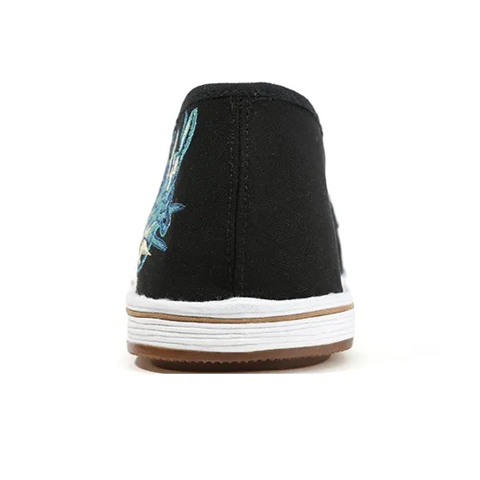 Old Meihua Casual Shoes Men's Black-3
