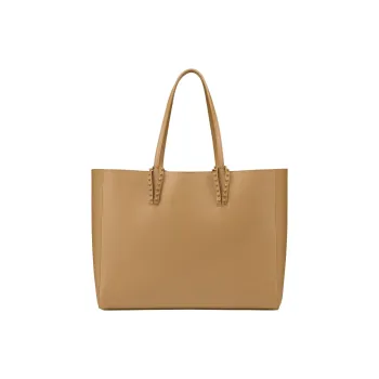 CL LUBOTING Calfskin Tote Bag, Shopping Bag, Handbag, Shoulder Bag Tubas Women's Brown