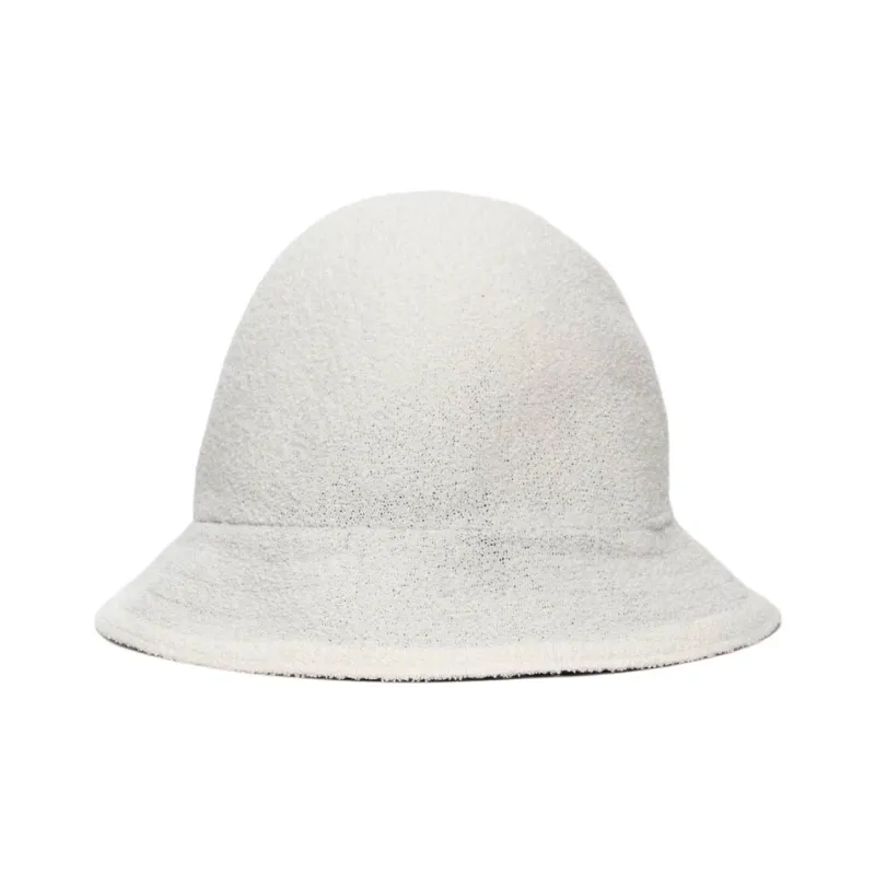 KANGOL Modified Acrylic Acrylic Polyester Nylon Bucket Hats Unisex White-1
