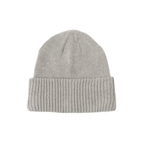 Beams Cotton Acrylic Fiber Beanies Men's Gray