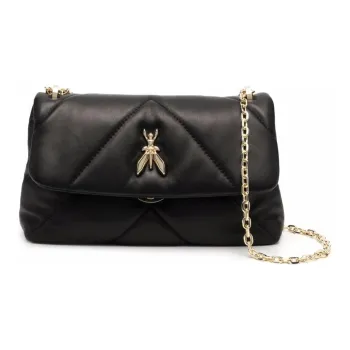 Patrizia Pepe Chevron Leather Shoulder Bag