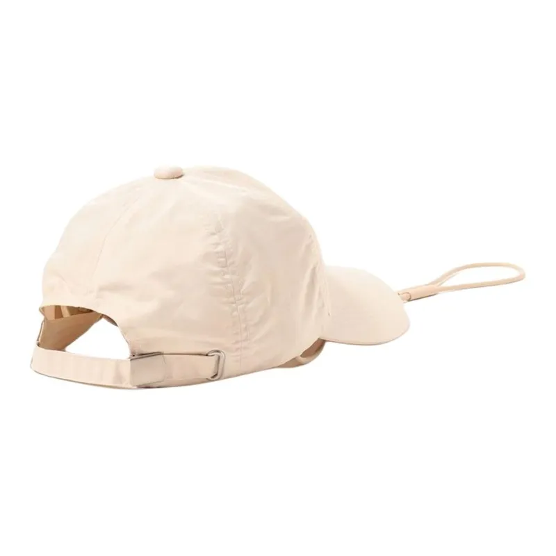 Beams Cotton, Nylon, Synthetic Leather Baseball Caps Women's White-1