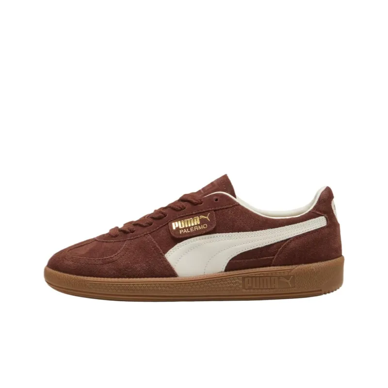 PUMA Palermo Slip-Resistant Low-Top Training Shoes Unisex Brown-0