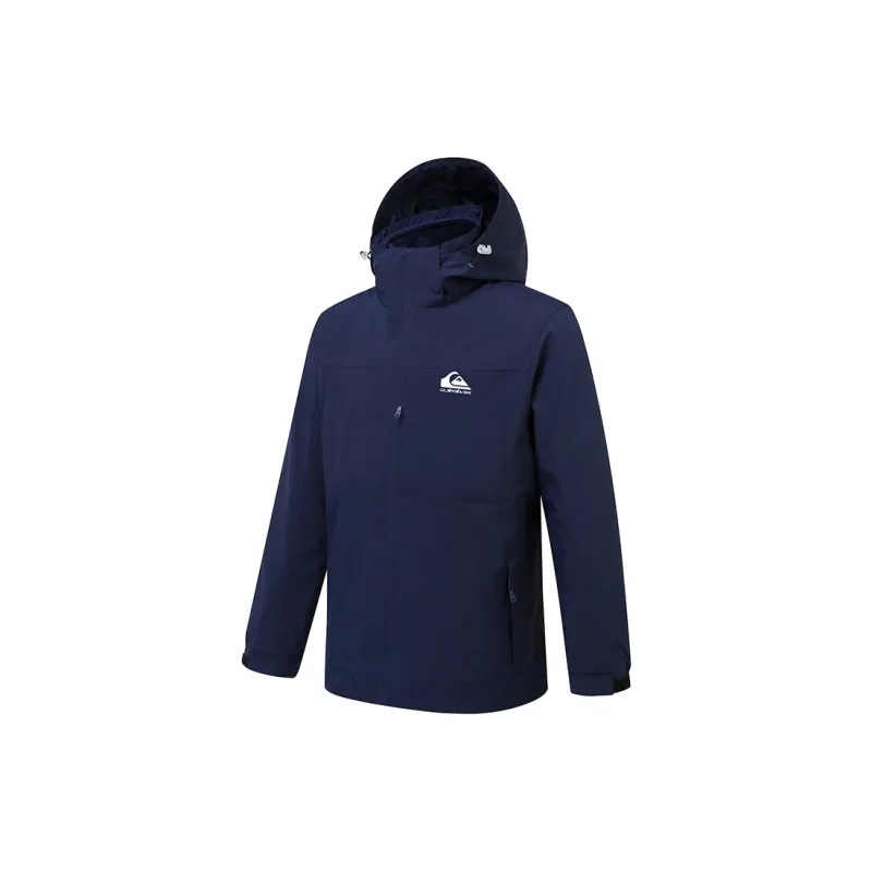 Quiksilver Hiking Water-Resistant Windproof And Rainproof Windbreaker Jacket Unisex-6