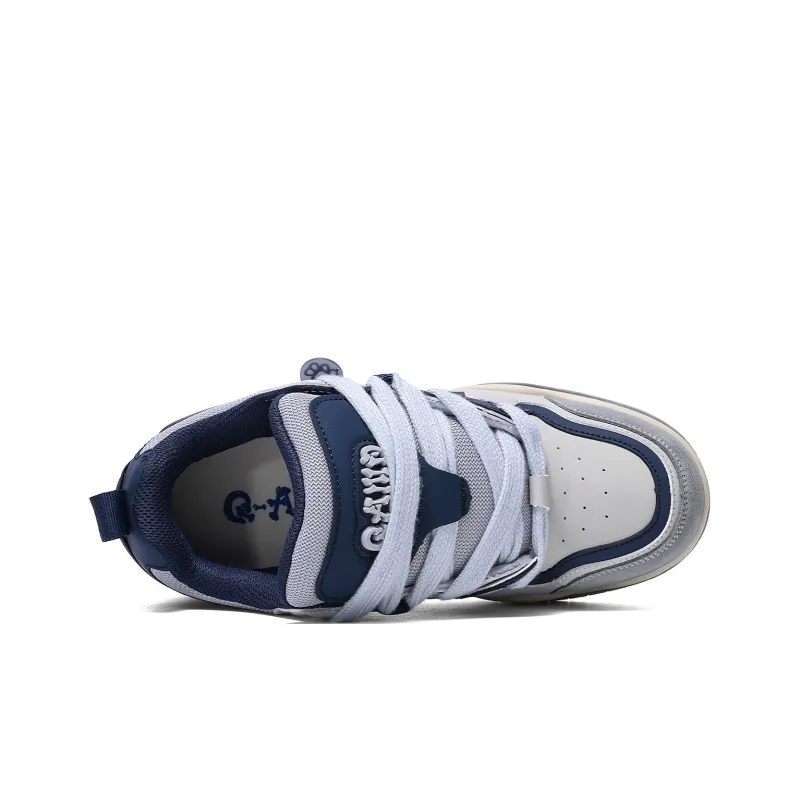 Q-AND Anti-Slip And Wear-Resistant Height Increasing Low-Top Skateboard Shoes Unisex-15