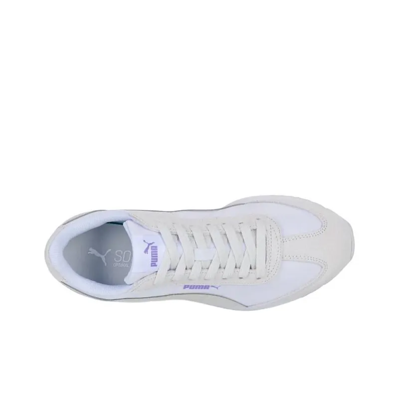 PUMA R78 Anti Slip Wear Resistant Low Top Casual Shoes Women's White Blue-2