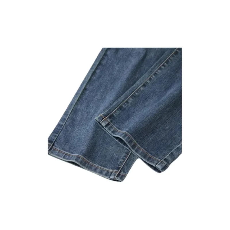 HLA The Mountain Is Not In The High Series Jeans Men's Blue Gray Denim Gradient-3
