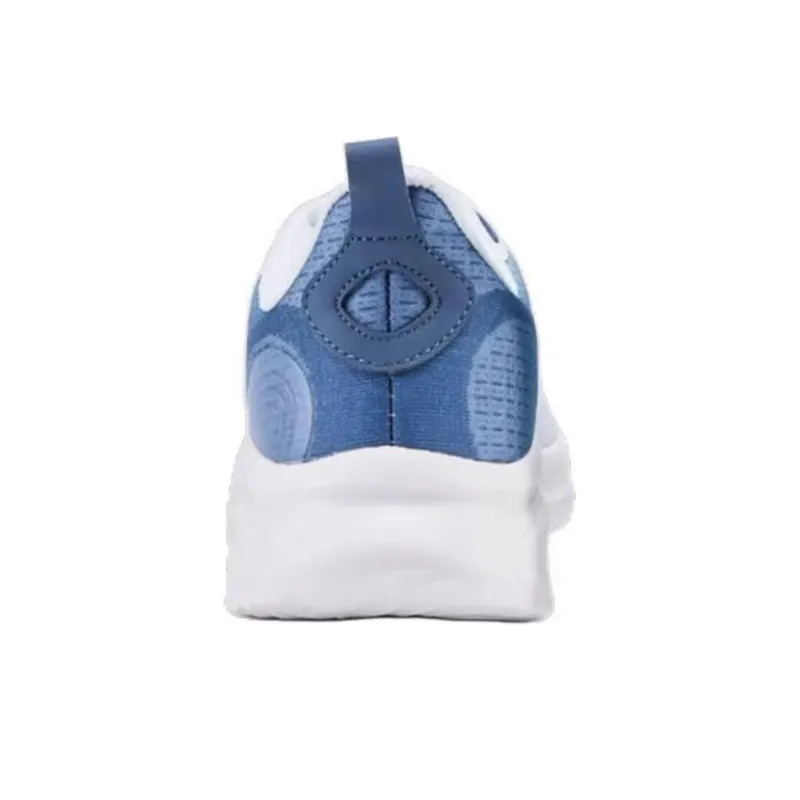 Erke Shock Absorbing, Non Slip, Wear Resistant, Breathable And Lightweight Low Top Running Shoes Men's White Blue-3