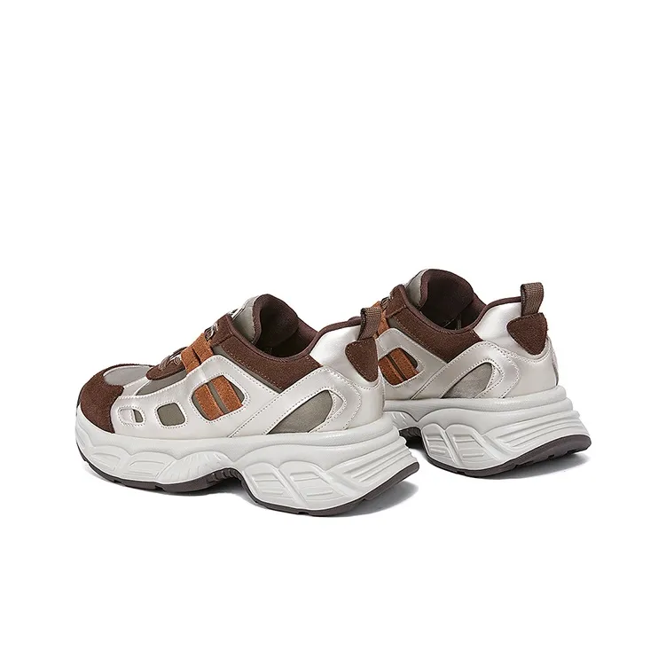 DAPHNE Durable Breathable Low-Top Chunky Sneakers Women's-3