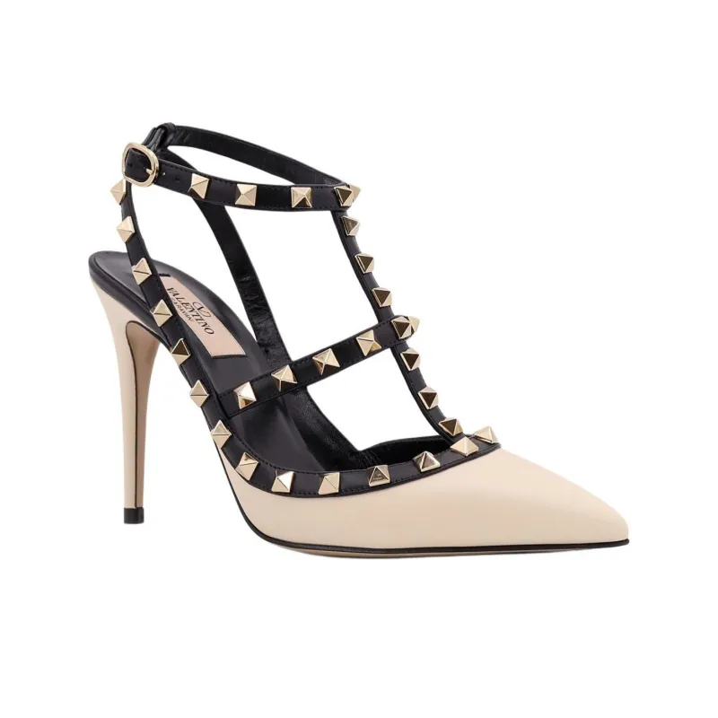 Valentino Garavani Rockstud Pointed Toe Pumps-2