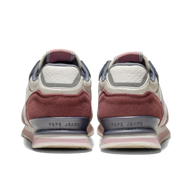 Pepe Jeans Abrasion-Resistant Low-Top Casual Shoes Women's Pink Gray Blue-4