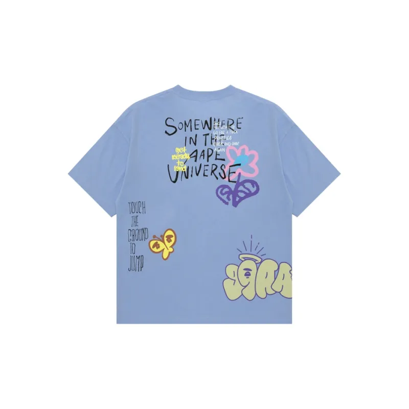 Aape Logo print T shirt-3