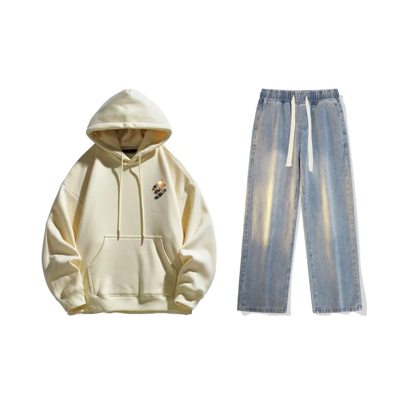 Airwalk Sweatshirt Set Unisex Black-19