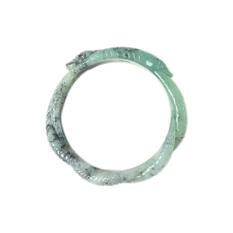 South Asia Serpentine Jade Bangles Unisex-0