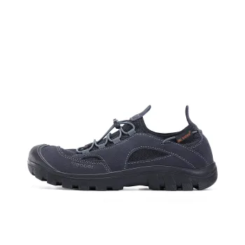 Slider Deep Water Cool Series Shock Absorbers Slip Resistant Breathable Low Top Hiking Shoes Men's Black Gray