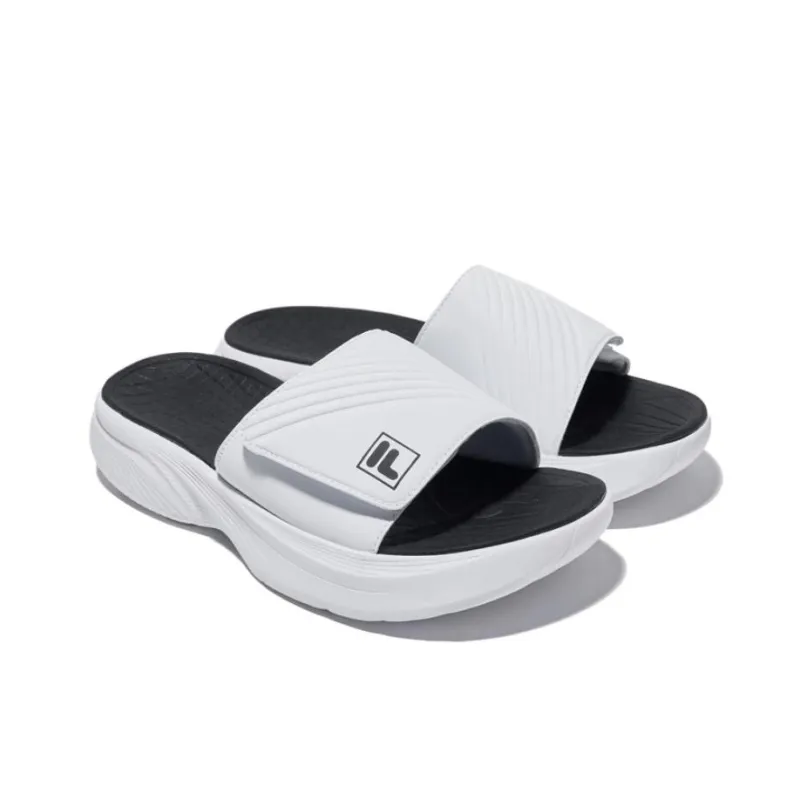 FILA Float Slip Resistant Abrasion Resistant Slide Slippers Unisex White-2