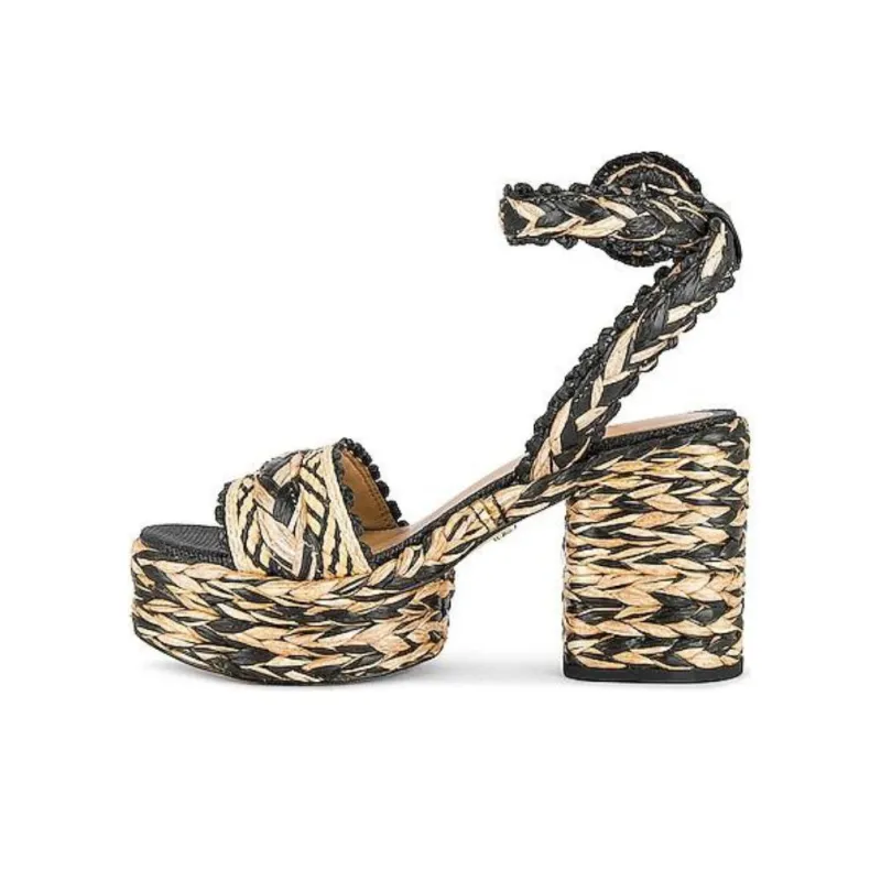 SAM EDELMAN ILIANA Strap Sandals Women's Beige Black-1