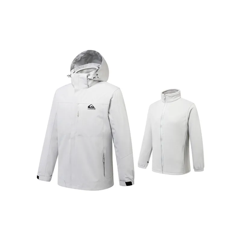 Quiksilver Hiking Water-Resistant Windproof And Rainproof Windbreaker Jacket Unisex-2