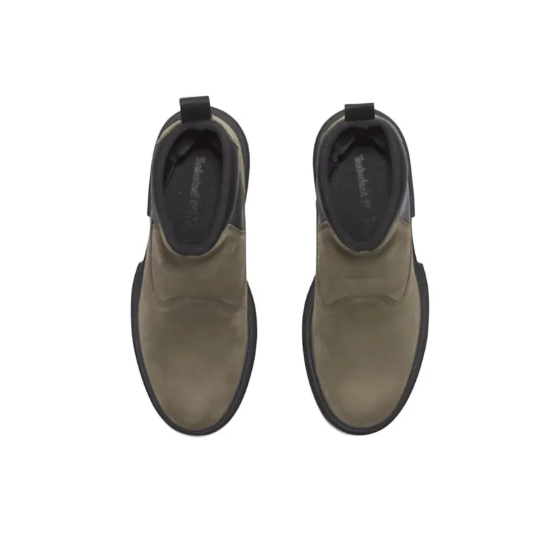Timberland Everleigh Short Chelsea Boots Women's Dark Green-1