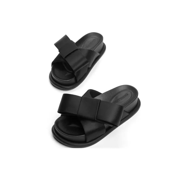 CHARLES&KEITH Composite Sole Slip Resistant Slide Slippers 3.5cm Women's-2