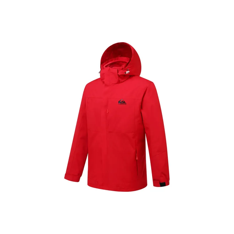 Quiksilver Hiking Water-Resistant Windproof And Rainproof Windbreaker Jacket Unisex-8