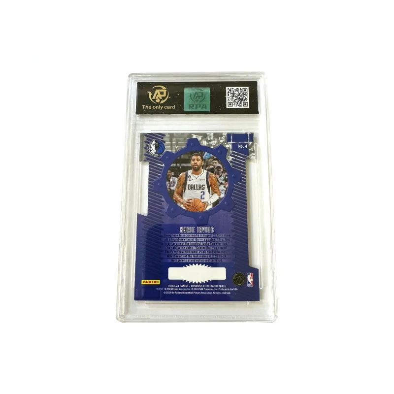 PANINI Kyrie Irving, Mavericks, Elite Orange Parallel, Irregular Shape Cut, Player Card 9 Points Graded Cards 1 Pc-1