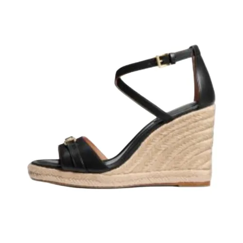 MICHAEL KORS Mandy One Strap Sandals 10.2cm Women's Black Brown