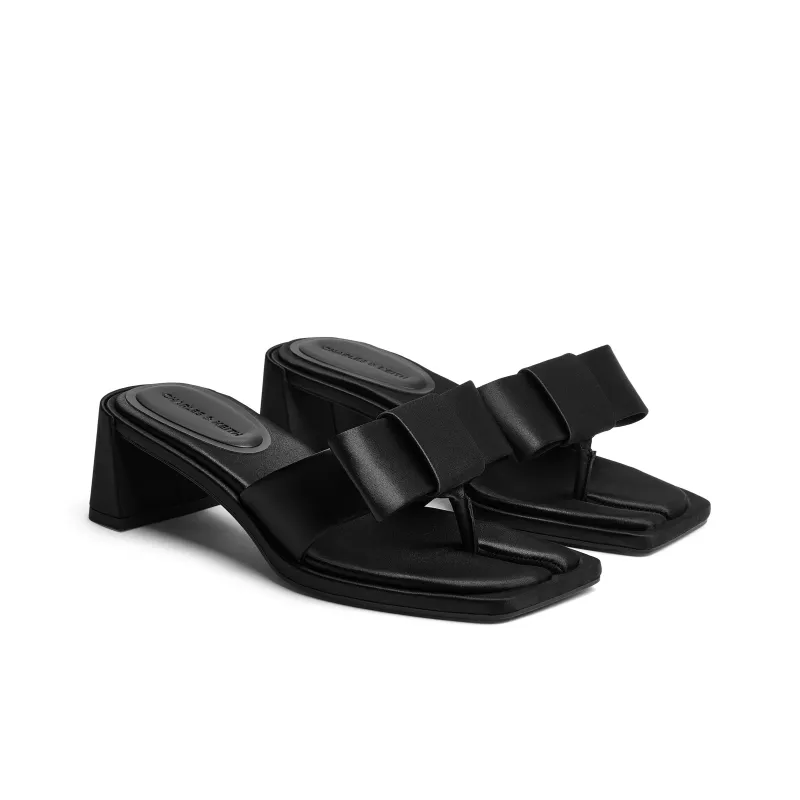 CHARLES&KEITH Composite Sole Flip Flops 5.5cm Women's-1