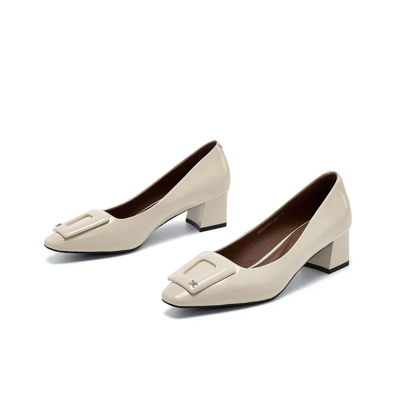 ELLE Chunky Heel High Heels 4.5cm Women's-8
