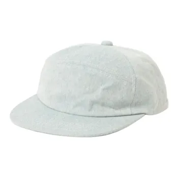 Beams Cotton, Cow Leather, Fabric Baseball Caps Men's Blue
