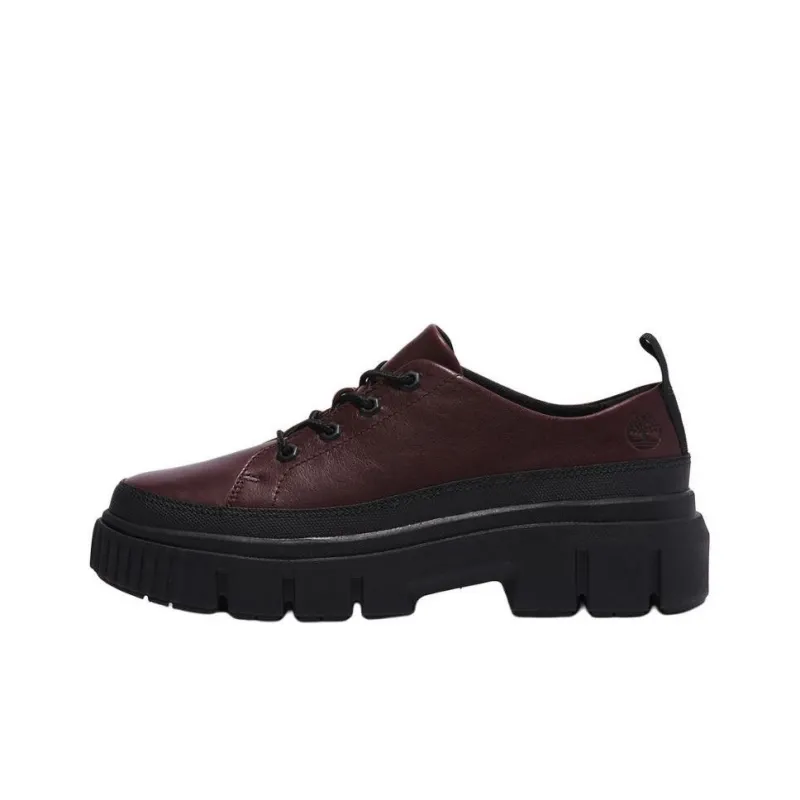 Timberland Anti-Slip Wear-Resistant Low-Top Casual Shoes Women's Deep Red-0