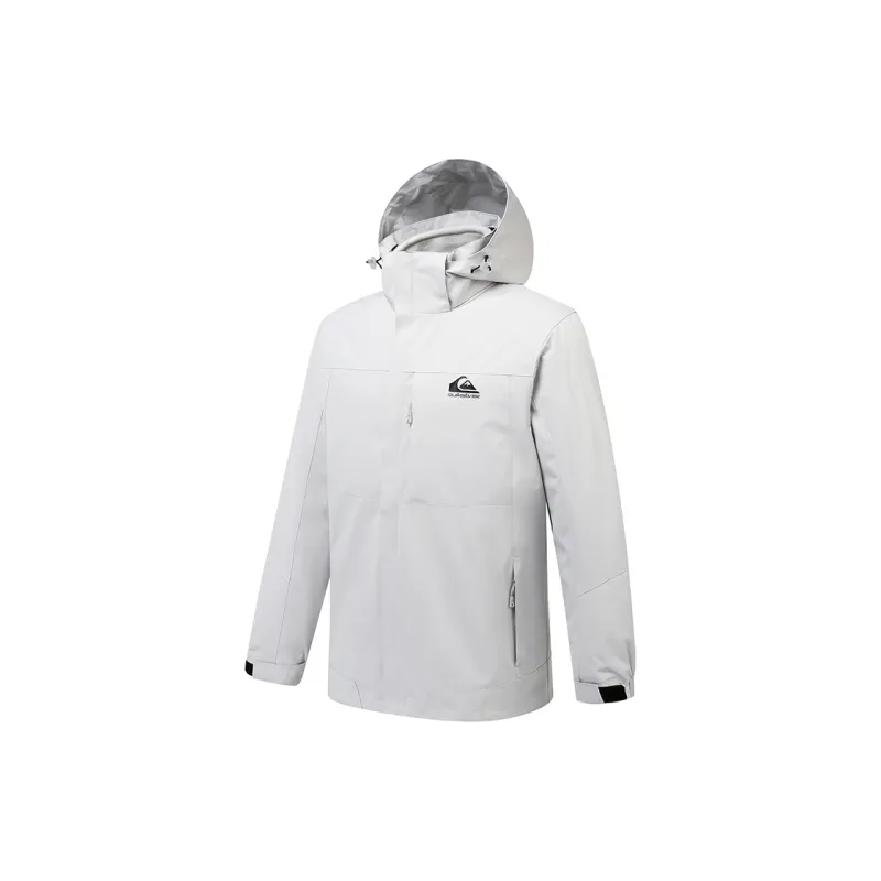 Quiksilver Hiking Water-Resistant Windproof And Rainproof Windbreaker Jacket Unisex-3