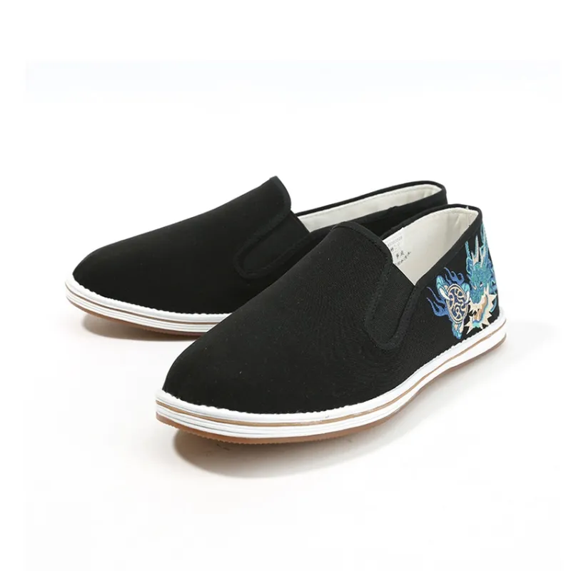 Old Meihua Casual Shoes Men's Black-2