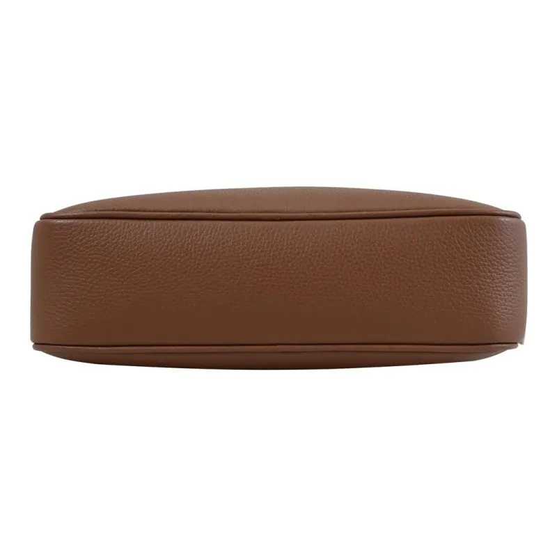 Burberry Leather Shoulder Bag Crossbody Bag Women's Tan-4
