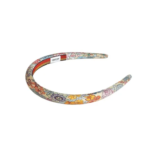 HERMES Silk Headbands Women's Light Brown