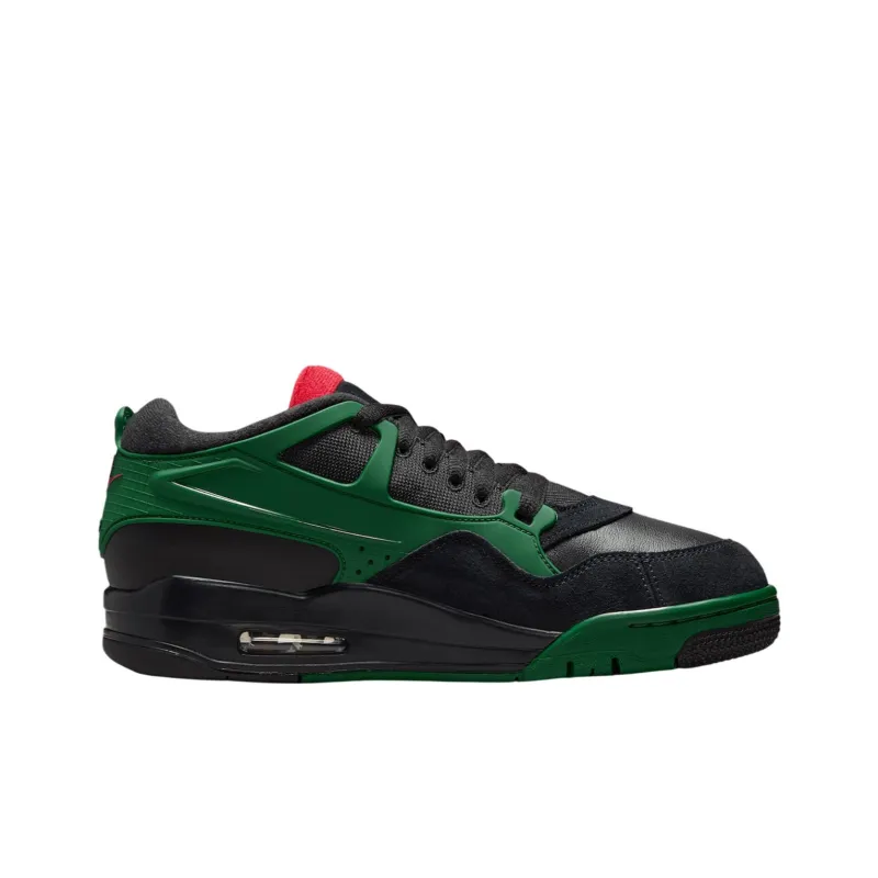 Jordan 4 Rm Black Gorge Green University Red-1
