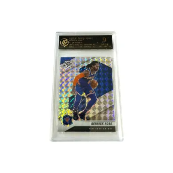 PANINI Derrick Rose Knicks Mosaic Silver Refringence Player Card 9 Points Graded Cards 1 Pc