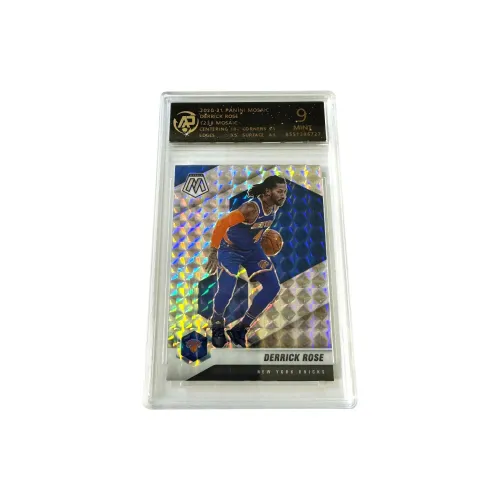 PANINI Derrick Rose Knicks Mosaic Silver Refringence Player Card 9 Points Graded Cards 1 Pc