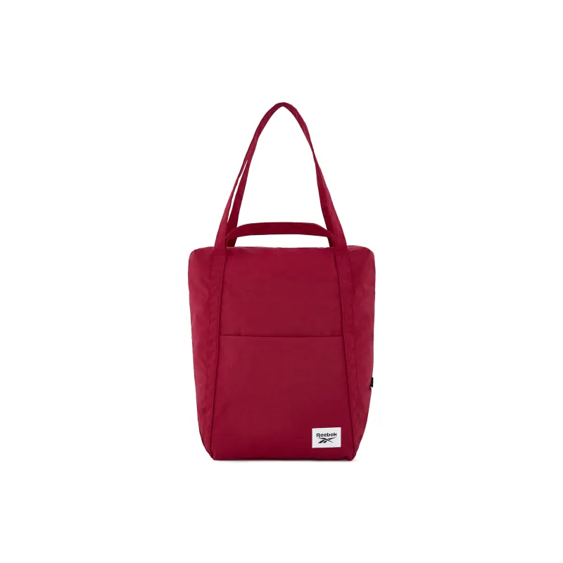 Reebok Fabric Shoulder Bag Tote Regular Unisex Burgundy/Khaki/Blue Black-6