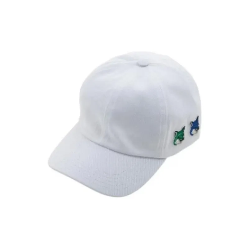Maison Kitsune Baseball Caps Unisex White-0