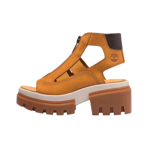 Timberland Everleigh Beach Sandals Women's Yellow