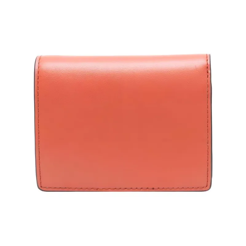 Furla Calfskin Wallet Women's Orange-1