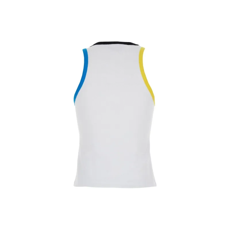 MSGM Logo Embroidered Sleeveless Tank Top-1