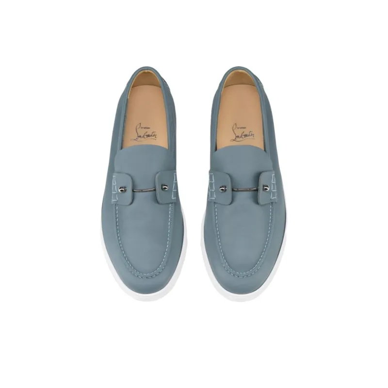 CL LUBOTING Chambeliboat Loafers Men's Light Blue-3