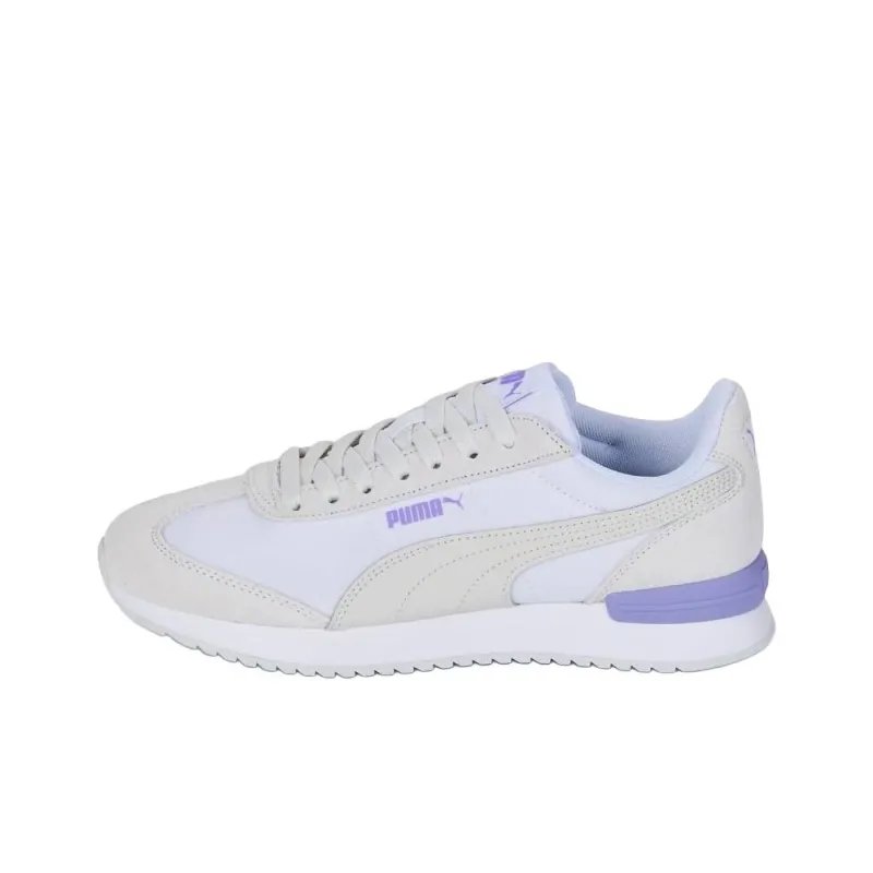 PUMA R78 Anti Slip Wear Resistant Low Top Casual Shoes Women's White Blue-0