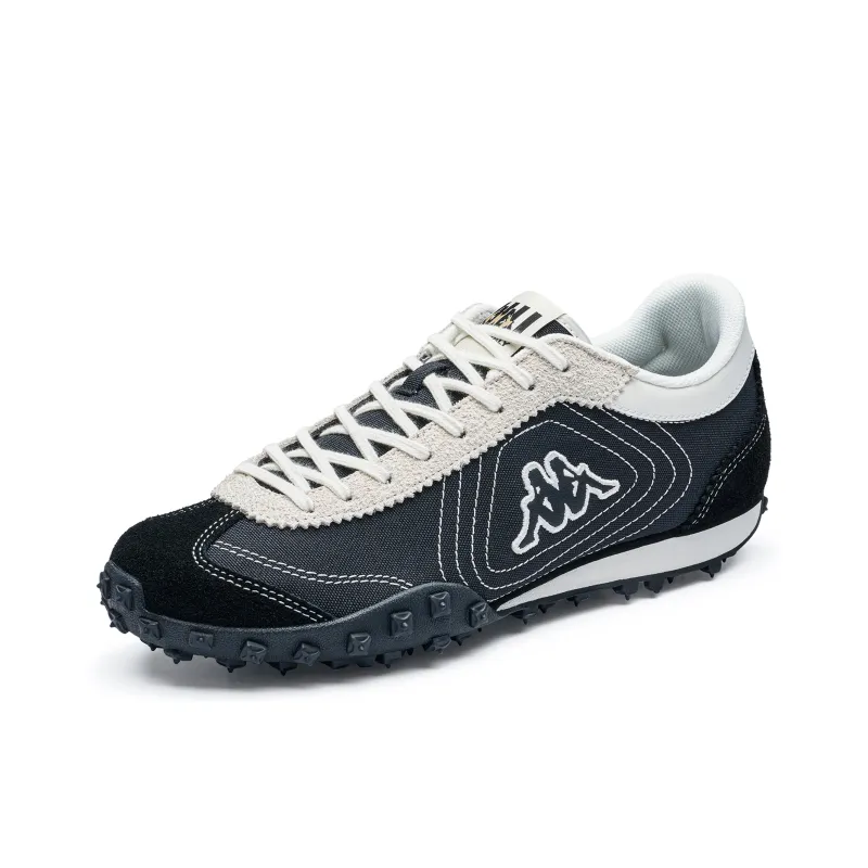 Kappa Omini.Echo Back to Back Anti Slip Wear Resistant Low Top Casual Shoes Unisex Black White-2